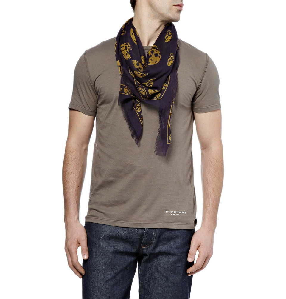 style-rx: How To Wear: Alexander McQueen Skull Scarf