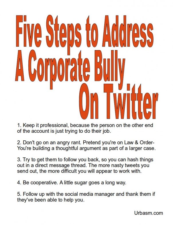 Five steps to address corporate bully